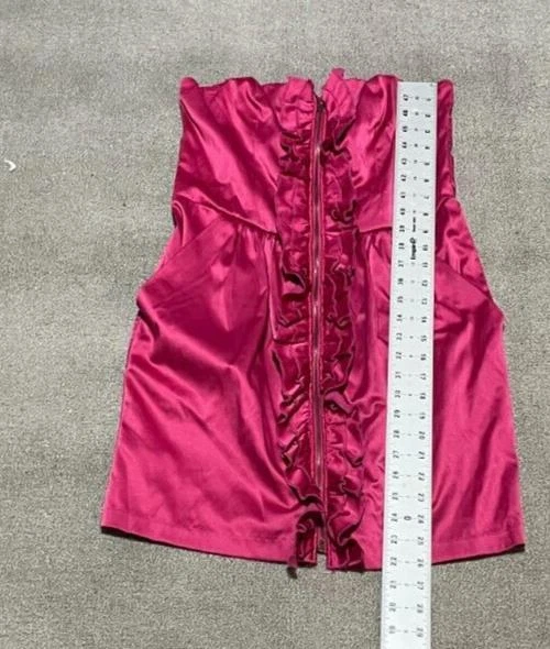 Wishes Women's Pink Formal Strapless Dress Size 9 - Image 3 of 4