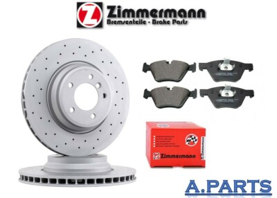 ZIMMERMANN BRAKE SET COMPLETE 348mm DRILLED FRONT BMW 3 SERIES E90 E92 335 X1