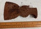 Large Iron Hatchet Relic - Dragoons - dug at Fort Inge Texas pre-Civil War