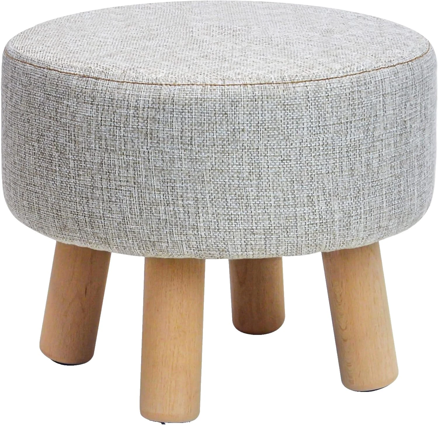 Linen Ottomans, Footstools & Poufs