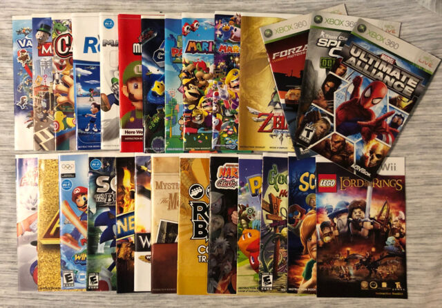 You Pick Video Game Manuals! Buy 2 Save 15%! Fast Shipping Guaranteed