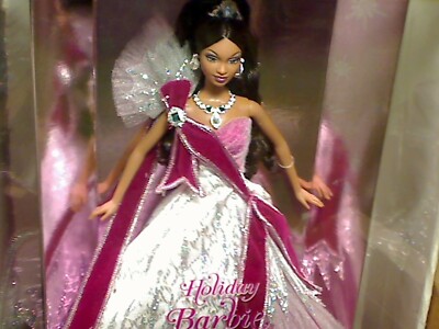 2005 Holiday Barbie Doll African American by Bob Mackie NRFB | eBay