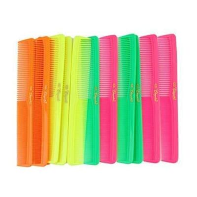 Cleopatra Neon Mix Styling Combs #400- 1 Dozen