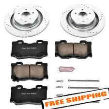 Power Stop 1-click Z23 Evolution Sport Rear Brake Kit For 09 Nissan 350z