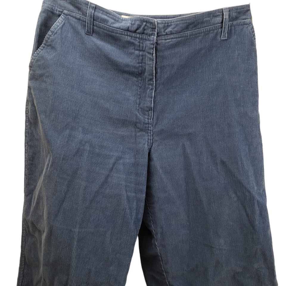 Bagatelle Women's Pants Sz 14 Blue Corduroy Cotton Pants Pockets   - Image 2 of 4
