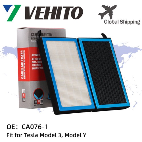 VEHITO HEPA Cabin Air Filter for Car Air Condition for Tesla Model 3/Y