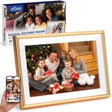 ELIME 10.1 inch WiFi Frameo Digital Picture Frame - 16GB Storage