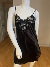 VINTAGE 90'S VICTORIA'S SECRET LACE TRIM SLIP DRESS SIZE SMALL NWT