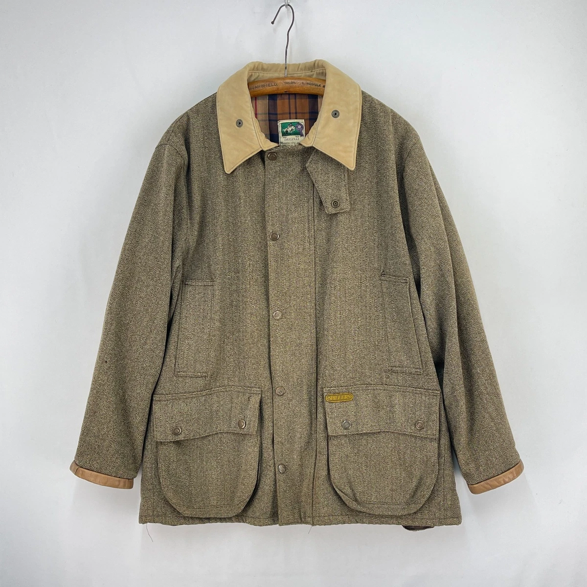 Veste Tweed Shires Keepers Show Homme 38 Pouces – Marron, Style Chasse/Hacking