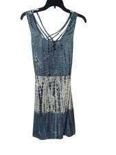 Women  s Tie Dye Medium Swimsuit Coverup Polyester Dress