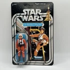 Vintage Star Wars Luke Skywalker Xwing Action Figure on custom 21 Bk ANH card