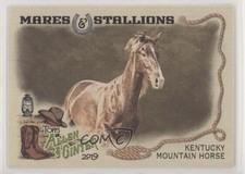2019 Topps Allen & Ginter Mares and Stallions Kentucky Mountain Horse #MS-10 y0q
