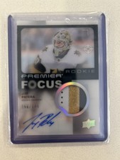 2023/2024 Upper Deck Premier Focus Rookie Patch Auto /175 Jiri Patera