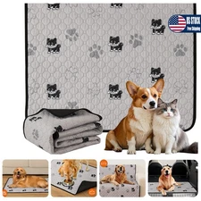 Washable Pee Pads for Dog Waterproof Pet Pee Pads for Dog Potty Grey