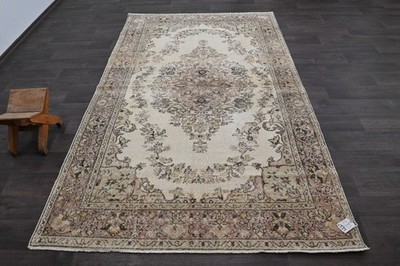 Oushak Türkisch Vintage Teppich 5x9 Kelim Rug Anatolisch Handarbeit Boho Deko...
