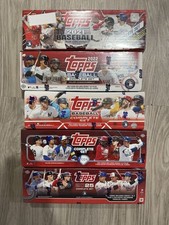 2021 2022 2023 2024 2025 Topps Baseball Factory Sealed Set Lot
