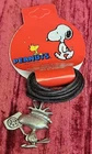1965 Peanuts Woodstock Peace Sign Necklace Starline Hippie VINTAGE Pewter Nos