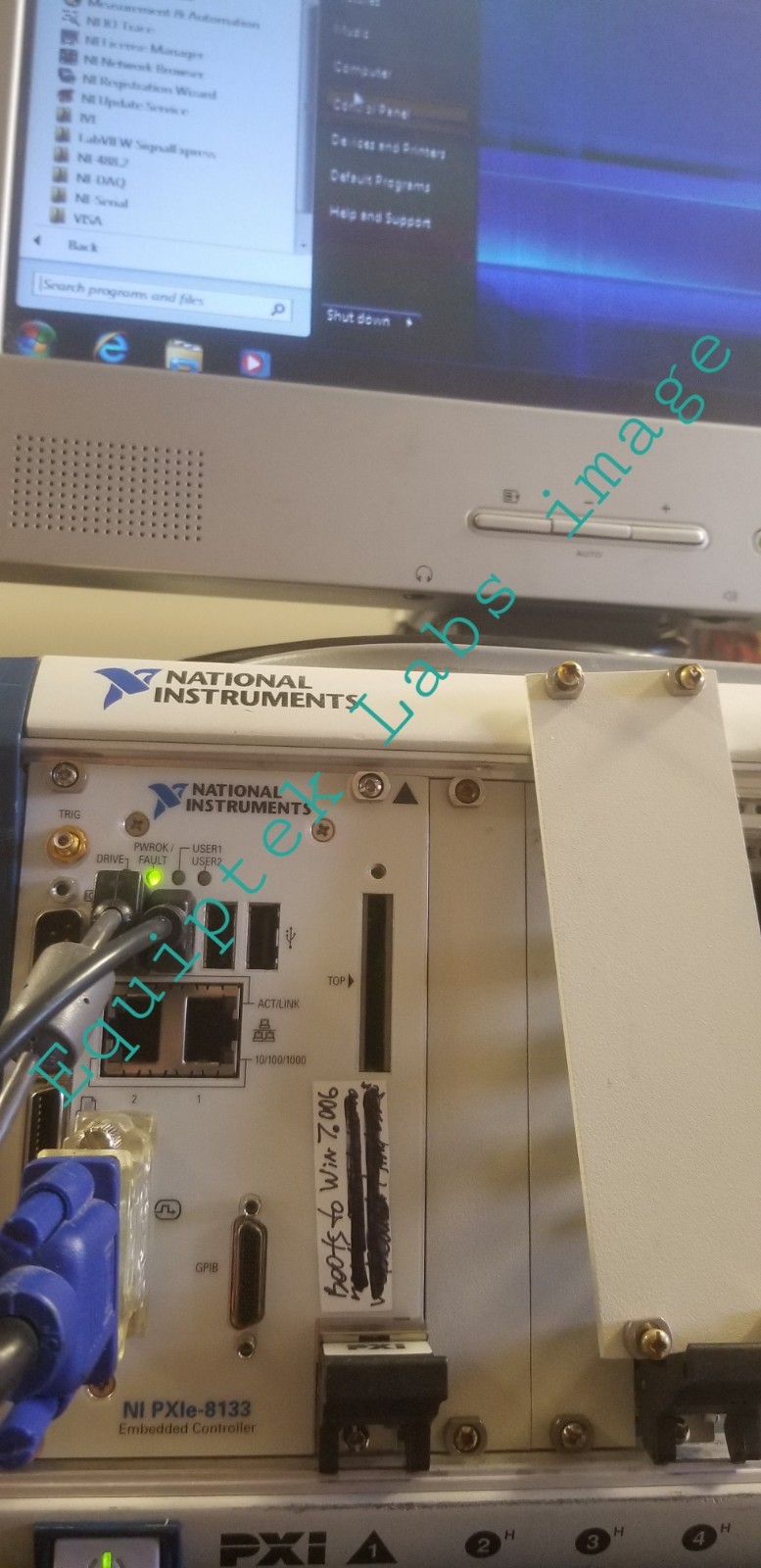 National Instruments PXIe 8133 Controller TESTED OK! Win7 with NI software USA