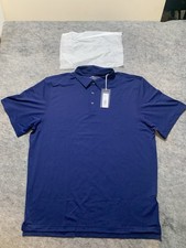 NWT Vineyard Vines On The Go Sankaty Polo Shirt Mens Blue Depth Golf Choose Sz