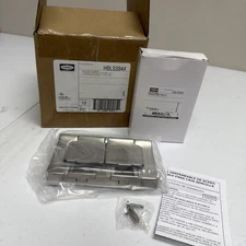 Hubbell HBLSS84X 2 Outlet Opening Silver Stainless Steel Weatherproof Box Of 10