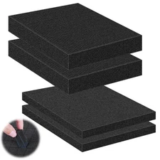 4 Pcs Pick and Pluck Foam Sheets 2 Size Polyurethane Pick Apart Foam Inserts ...
