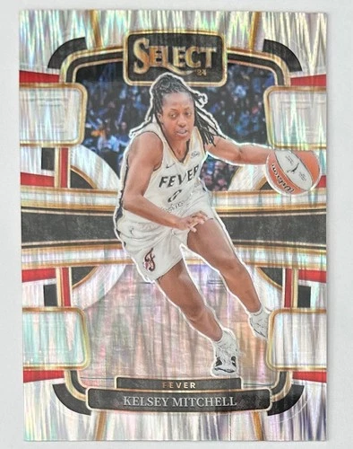 Kelsey Mitchell 2024 Panini WNBA Select #87 Flash Prizm Parallel