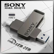 Sony USB Type C Flash Drive 2TB 1TB High Speed Metal Pendrive 512GB 256GB Stick