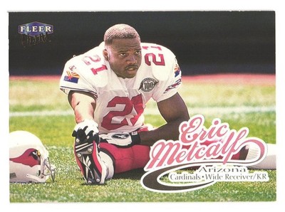 1999 Fleer Ultra NFL Football Arizona Cardinals Eric Metcalf