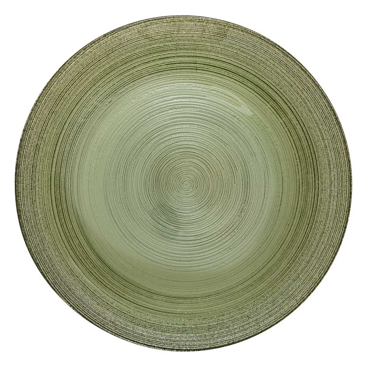 Assiettes à dessert 21cm Jem vertes anti rayures pour un service durable