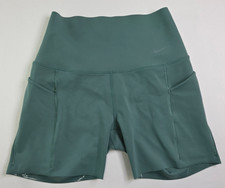 Nike Universa Womens Seafoam Green High-Rise 5 Training Shorts Size S