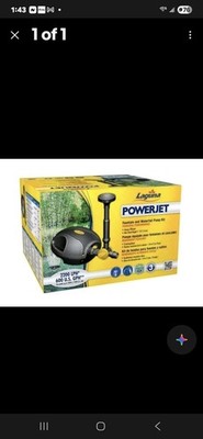 Laguna PowerJet 600 Fountain/Waterfall Pump Kit for Ponds Up to 1200-Gallon