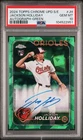 Jackson Holliday Rookie Auto /99 PSA 10 Green 2024 Topps Chrome Sapphire Update