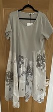 BNWT Kit and Kaboodal plus size dress beige hanky hem one size - free post