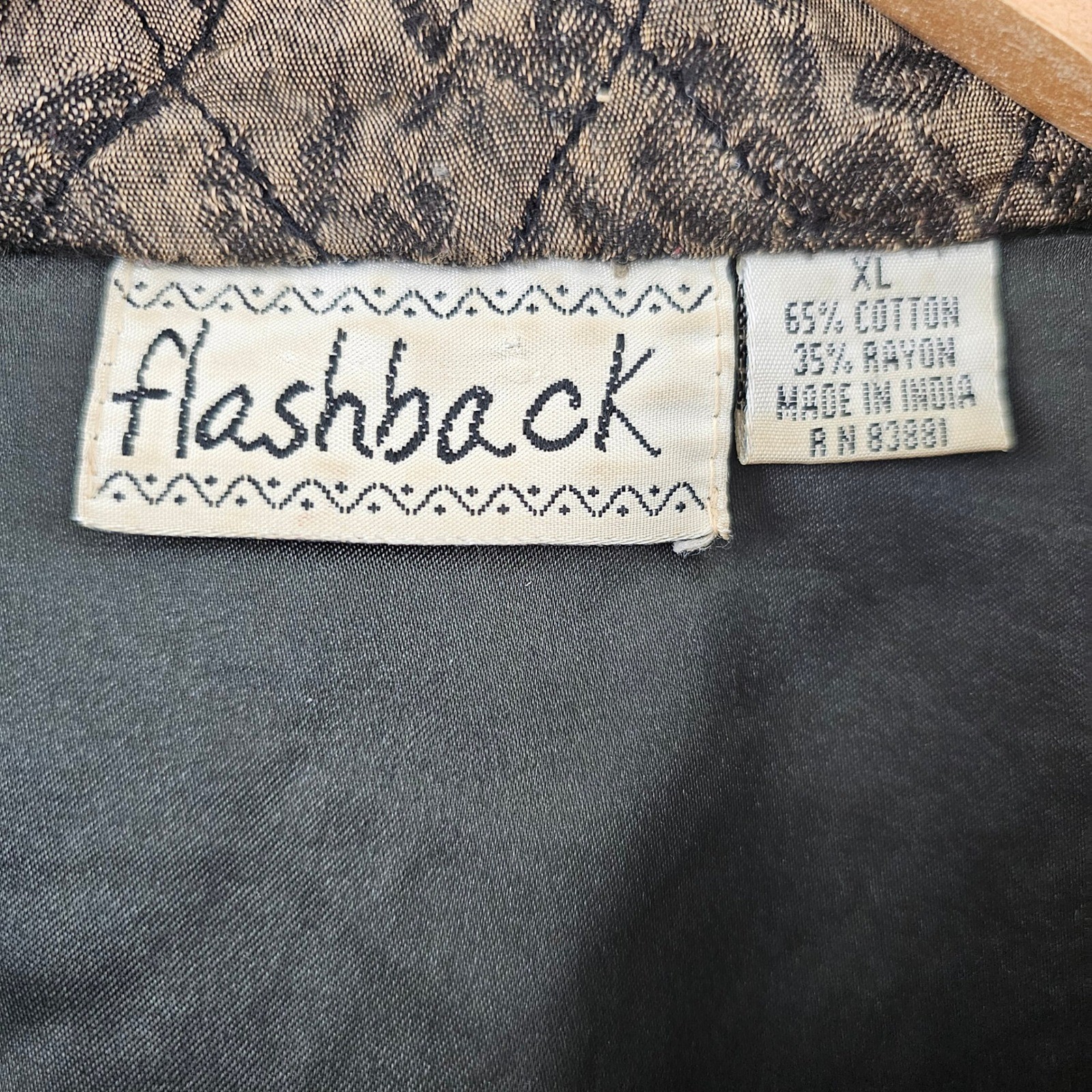 Flashback Patchwork Embroidered Jacket Womens XL … - image 5