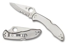 Spyderco Knives Delica 4 Lockback Steel CombinationEdge VG-10 C11PS