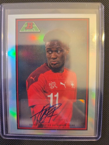 Felix Mambimbi Auto 50/50 1989 Design Bowman Chrome Road to UEFA U21 Switzerland