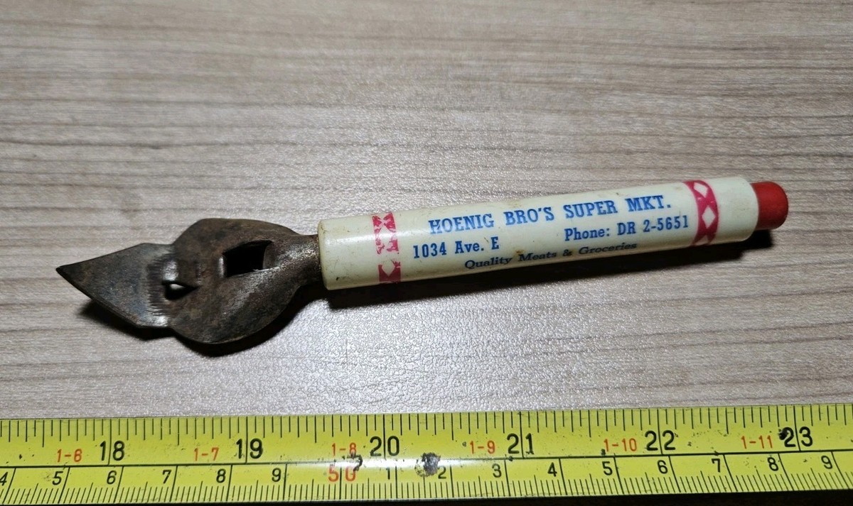 Vintage Hoenig Bro's Super Market Advertising Bottle Opener | eBay