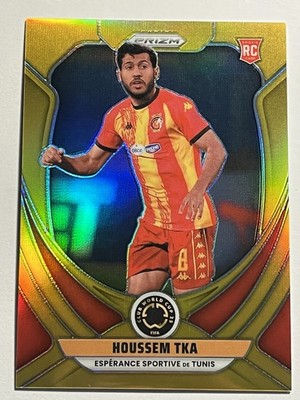 2025 Panini Prizm Club World Cup - Houssem Tka RC Rookie RARE GOLD #/10 ES Tunis