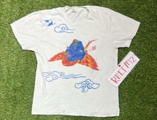 Jc Penny Asian VINTAGE White Short Sleeve T Shirt Sz 44 USA 539