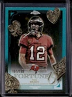 2025 Topps Chrome Tom Brady Fortune 15 Aqua Refractor #/199 Buccaneers
