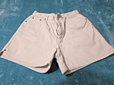 VTG Bill Blass Beige High Waisted Mom Denim Shorts Womens 12 90s Y2K