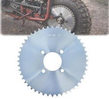 48 Tooth Go Kart Sprocket for 40/41/420 Chain, 2" Bore Heavy Duty Steel Gear...