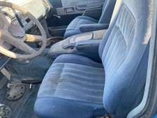 88-98 Chevy Truck Front Bucket Seats Blue Cloth Sold Together