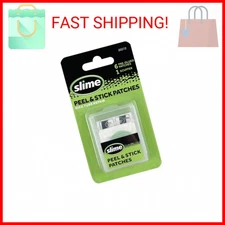 Slime 20272 Bike Skabs Pre-Glued Patch Kit, for Bike Tube Puncture Repair, Peel 