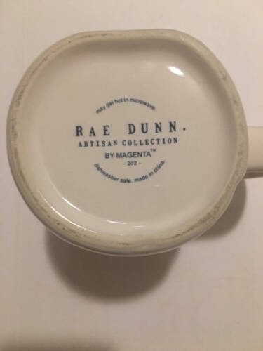Tazza Rae Dunn Valentine Be Mine cuori rossi NUOVA interno rosso magenta - Foto 3 di 3
