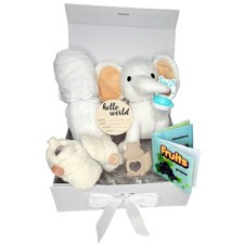 Baby Gift Set Neutral Gender 7pcs 0 - 1yr with Gift Box Full of Essentials