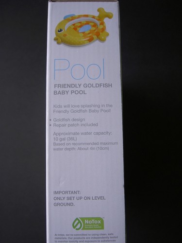INTEX FRIENDLY GOLDFISH BABY POOL 1-3 YEARS 55 x 49 x 13.5 INCHES CHILDREN NIB - Picture 4 of 4