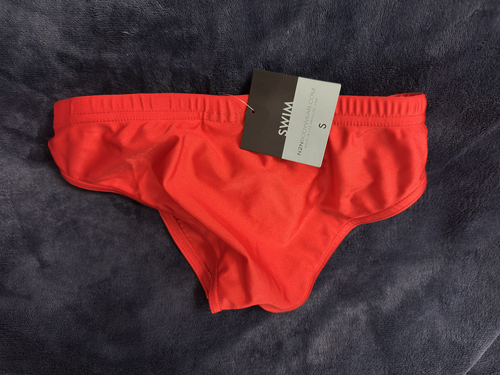 N2N EC1 Eclipse Sport Men's Swim Brief Red Size S Brand New Vintage - Picture 9 of 10