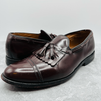 Ellen Edmonds Cap Toe Braided Tassel Slip On Brown Men’s Dress Loafer Shoes size CLOTHIER & SONS | Berwick Braided Tassel Loafers – Nomera  main image 4
