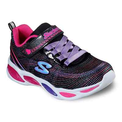 NEW IN BOX SKECHER'SLights Shimmer Beams Sparkle Glitz Girls' Light Up Shoes 11